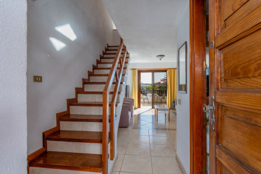 Staircase to the bedroom